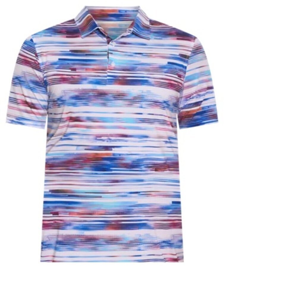 NWT Robert Graham Watzmann Printed Classic Fit Polo Shirt Size XXL